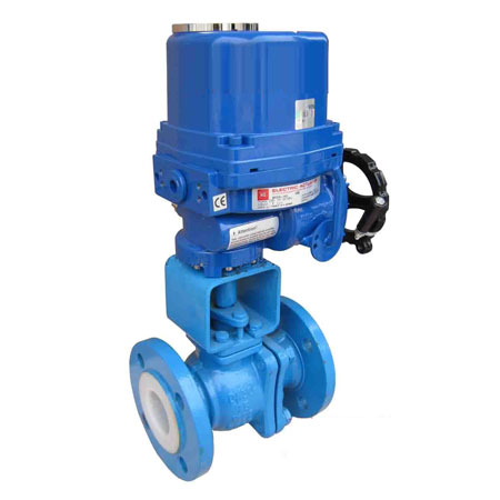 電動襯氟球閥 電動襯氟球閥