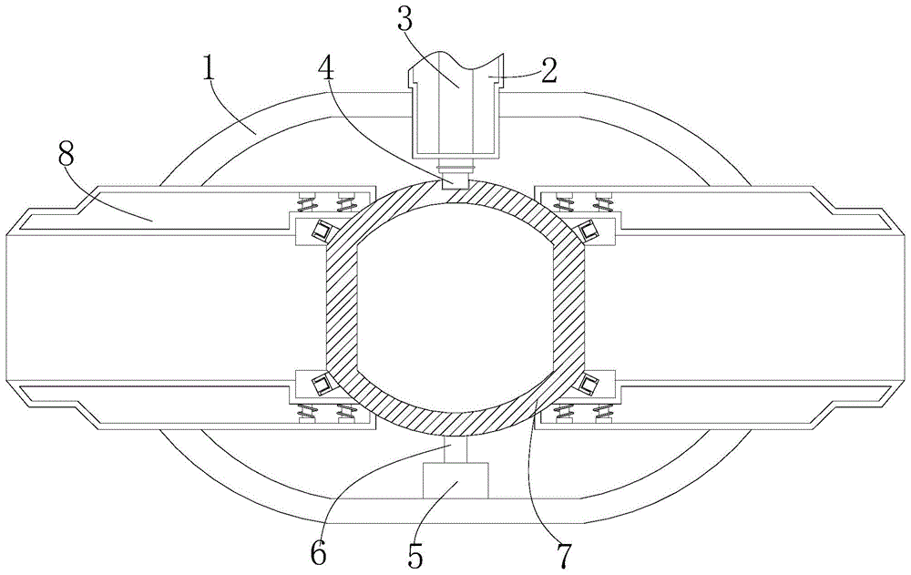 襯氟球閥結構示意圖
